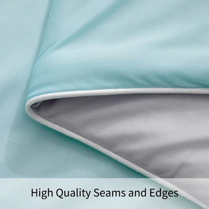 High Quality Cooling Blankets Smooth Air Condition Comforter Lightweight Summer Quilt with Double Side Cold & Cooling Fabric